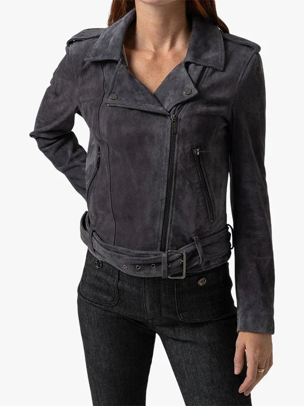 Charcoal Urban Charcoal Suede Jacket - Premium Quality Real Leather Jacket