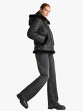 Frost Luxe 100% Shearling Cold Weather Bomber Jacket - Premium Quality Real Leather Jacket