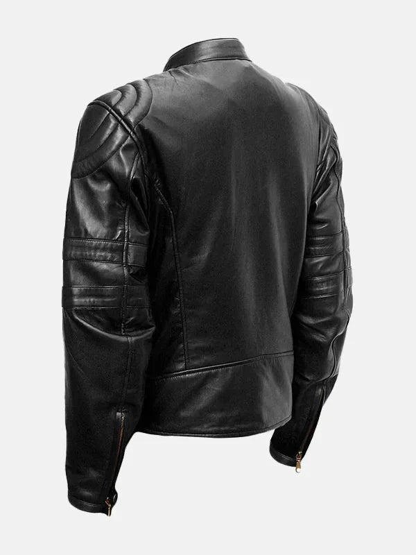 Men's Black Riding Soft Leather Jacket - Premium Quality Real Leather Jacket