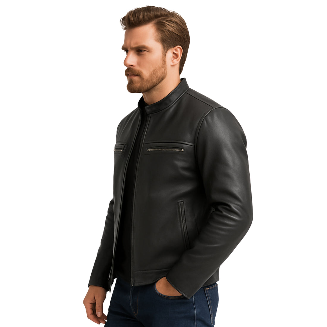 Rider-Series-Mens-Black-Motorcycle-Leather-Jacket