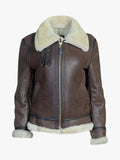 Skyline B-3 Women's Sheepskin B-3 Bomber Jacket - Premium Quality Real Leather Jacket