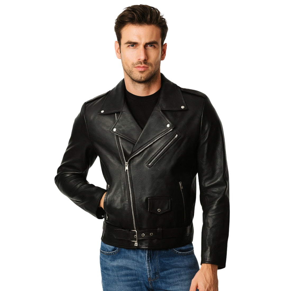 Black-Asymmetrical-Moto-Leather-Jacket-For-Men