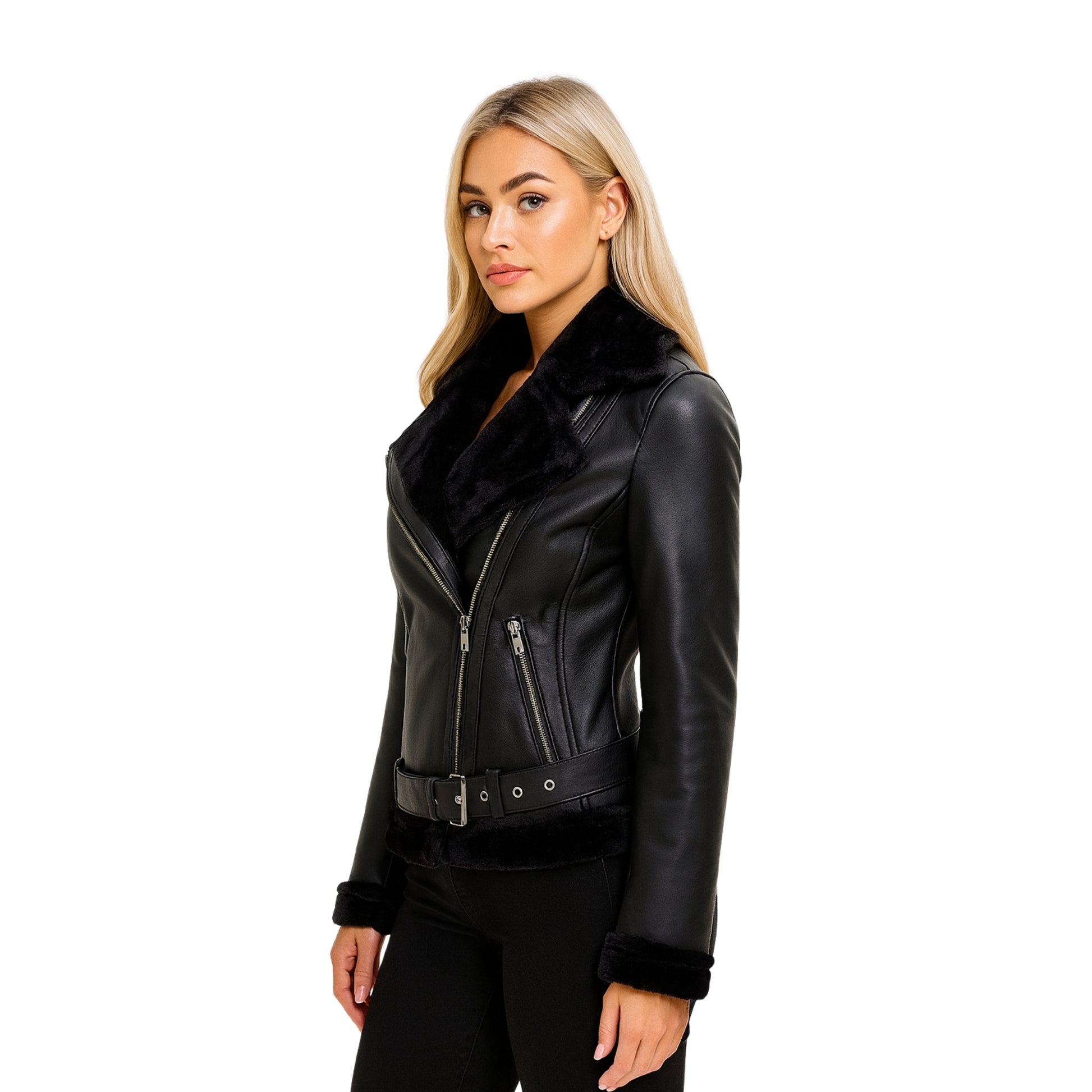Black-Shearling-Leather-Jacket-for-Women
