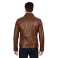 Brown-Classic-sheepskin-Leather-Jacket