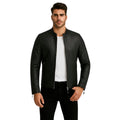 Cafe Racer Black Leather Jacket