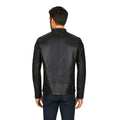 Luca-Marino-Mandarin-Collar-Black-Leather-Jacket-Mens