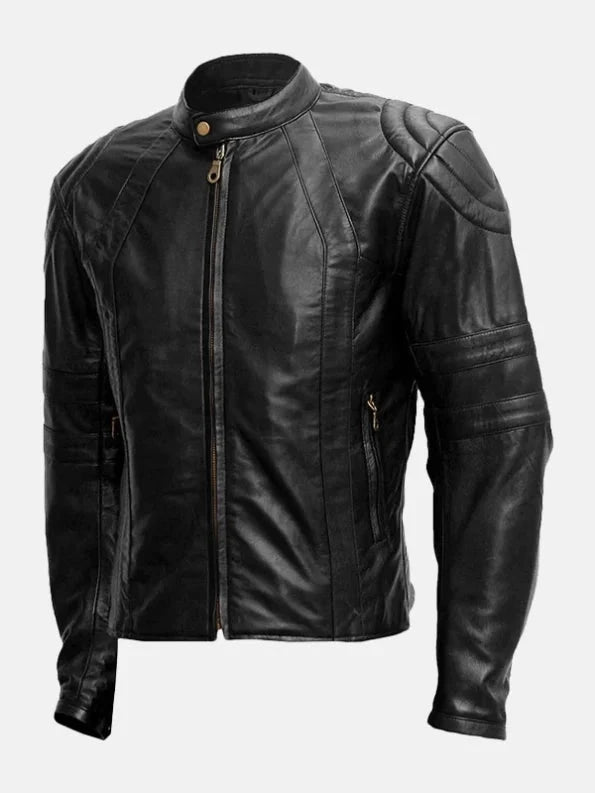 Men's Black Riding Soft Leather Jacket - Premium Quality Real Leather Jacket