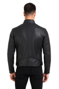 Jaxon-Matte-Black-Cafe-Racer-Leather-Jacket