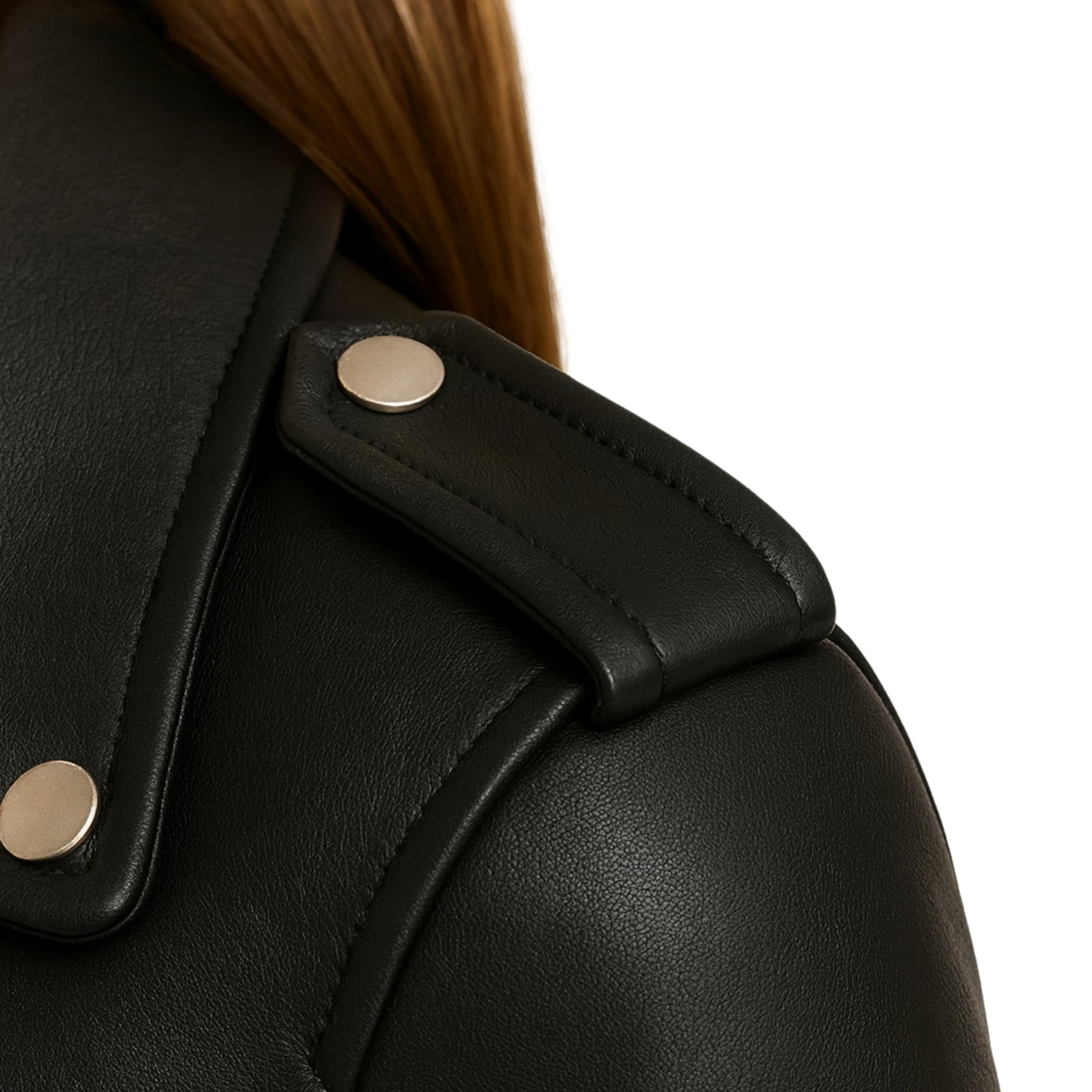 Urban Chic Womens Cropped Leather Biker Jacket