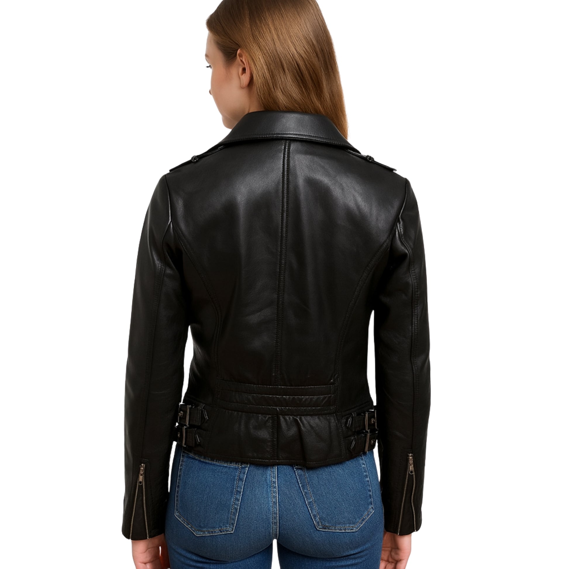 Womens Black Leather Jacket