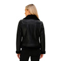 Womens-Black-Shearling-Leather-Jacket