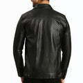 Alex Black Real Leather Trucker Jacket - Jack Briton